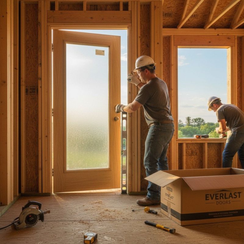 Curved Door Trim Installation