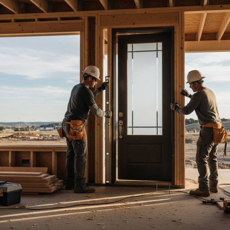 Curved Door Trim Installation