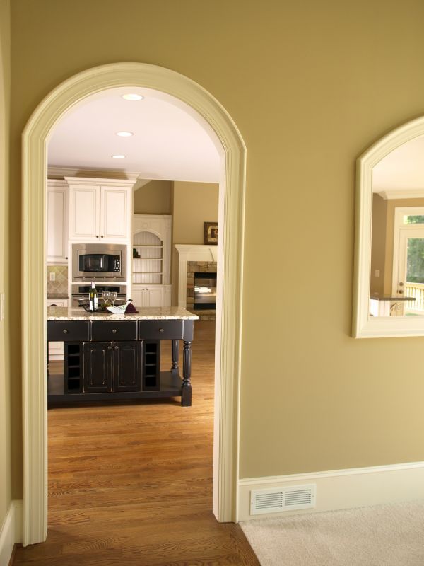 Curved Door Trim Installation