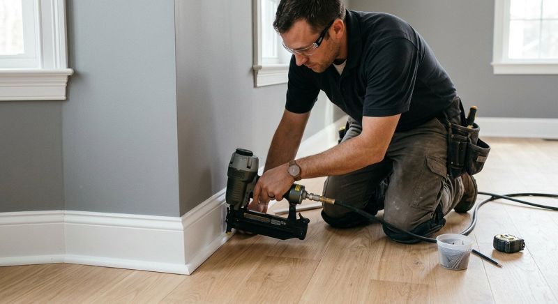 Shoe Molding Installation in Wilmington, NC